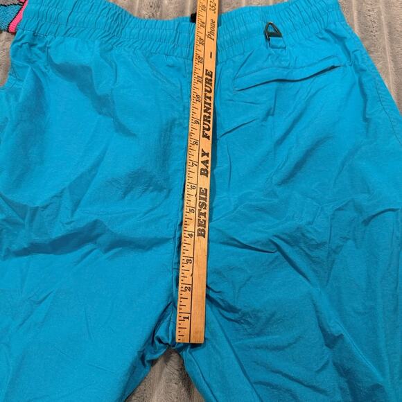 Vtg Tyrolia By Head Mens M VTG Handknit Wool Sweater Pants Set Teal & Pink 80s - Picture 12 of 15